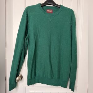 Alesbury large forest green crewneck sweater